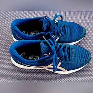 Asics Gel-Contend 6 Mako Blue/Ginger Peach Running Shoes Women. Size 11